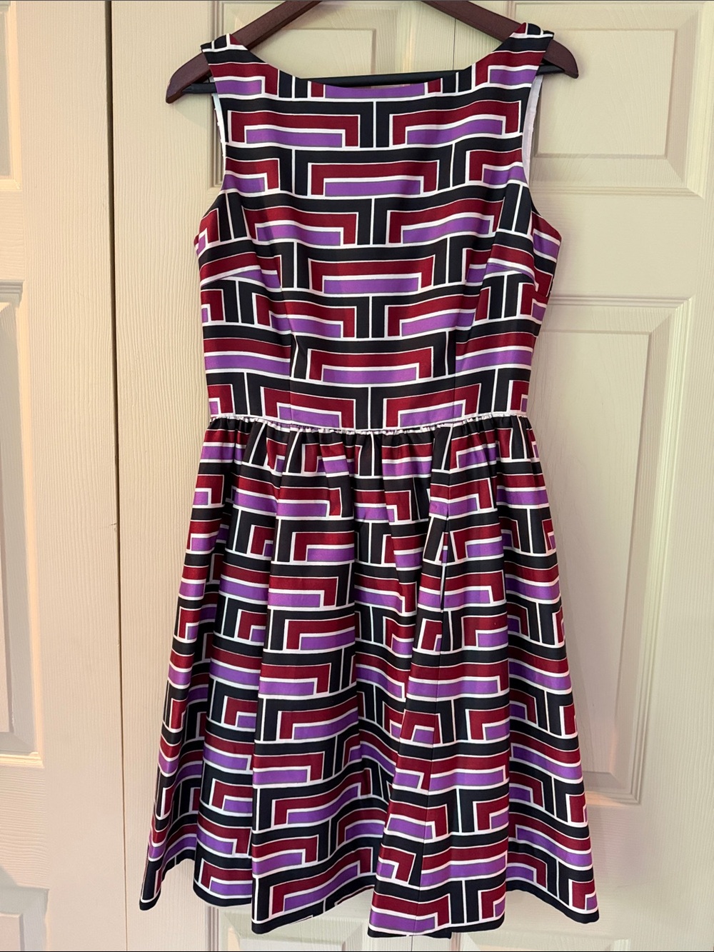 Kate Spade Florence Broadhurst Dress Size 8 Purple